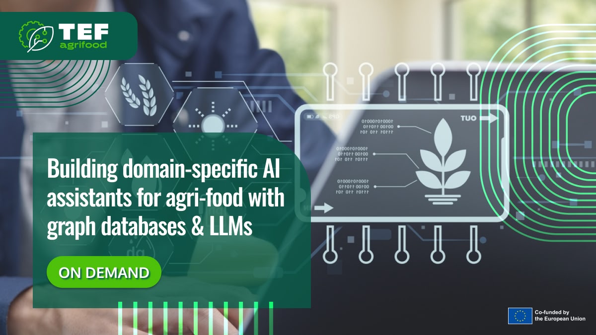 Building domain-specific AI assistants for agri-food with graph databases & LLMs