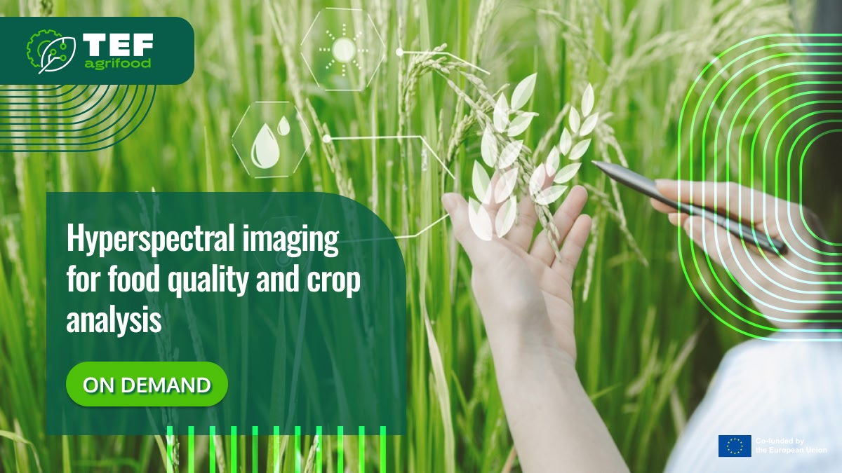 Hyperspectral imaging for food quality and crop analysis