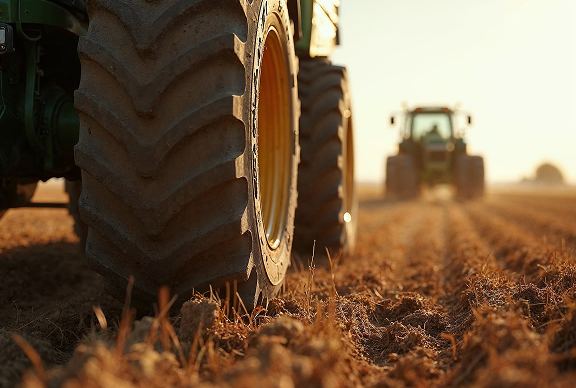 Ground Impact and Soil Compaction Evaluation for Autonomous Agricultural Machinery
